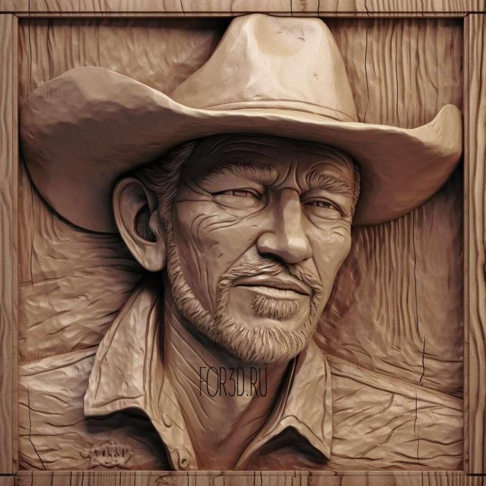 Tim McGraw 1 stl model for CNC